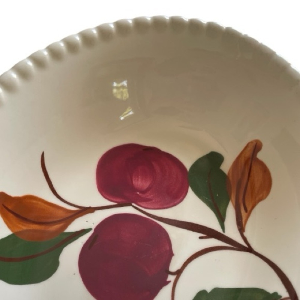 Blue Ridge Southern Pottery, small serving dish, Delicious pattern, hand painted - Picture 6 of 6